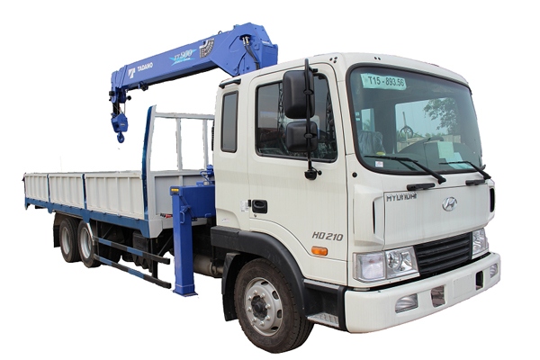 Xe tải Hyundai HD210 gắn cẩu