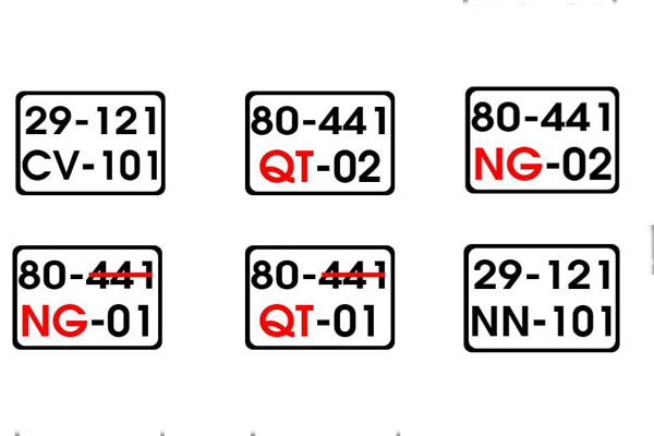 Biển số xe ô tô đặc biệt