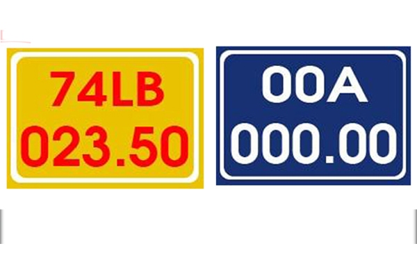 Quy định biển số xe ô tô