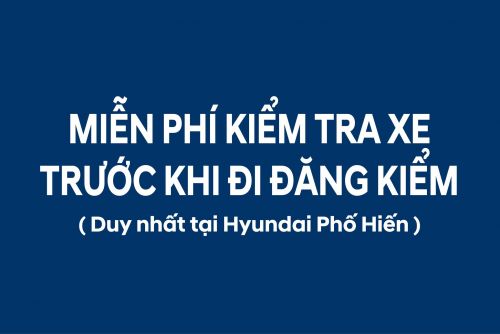 MIỄN PHÍ KIỂM TRA XE - TRƯỚC KHI ĐI ĐĂNG KIỂM