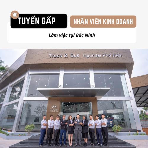 Tuyển dụng nhân viên kinh doanh tại TP Bắc Ninh