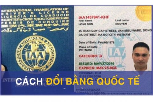 Cách đổi bằng lái xe quốc tế nhanh chóng đơn giản