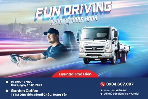 CHƯƠNG TRÌNH LÁI THỬ TẠI KHOÁI CHÂU - HƯNG YÊN ngày 15.06.2023