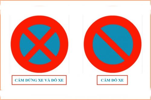 Biển báo cấm đỗ xe ô tô và các quy định mới nhất