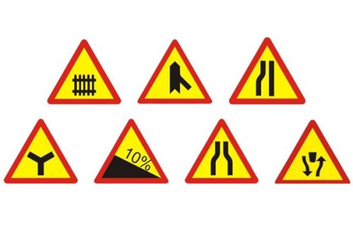 Ý nghĩa các biển báo giao thông hình tam giác