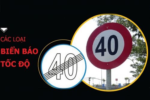 Các biển báo tốc độ và mức phạt vi phạm mới nhất