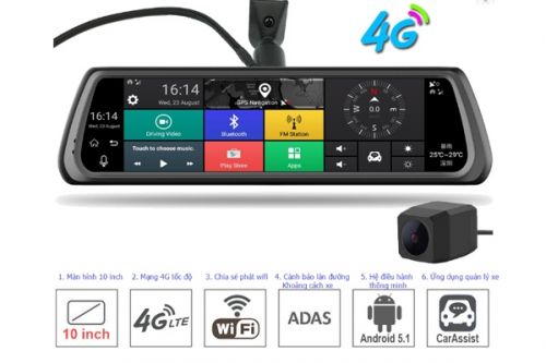 Top 6 camera hành trình gương chiếu hậu tốt nhất