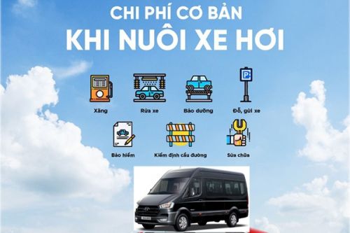 Chi phí nuôi xe ô tô hàng tháng bao nhiêu?