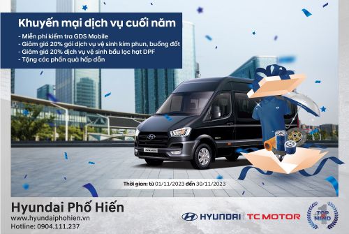 CHƯƠNG TRÌNH KHUYẾN MẠI DỊCH VỤ THÁNG 11-2023