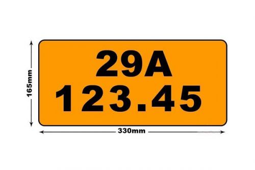 Kích thước biển số xe ô tô và những quy định liên quan