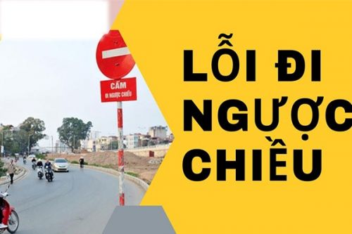 Lỗi ô tô đi ngược chiều và mức phạt