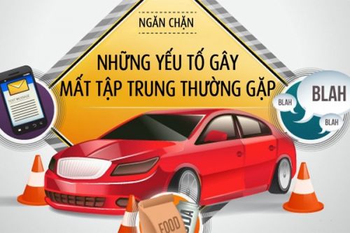 Nguyên nhân gây mất tập trung khi lái xe và cách khắc phục