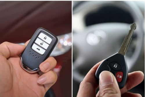 Phân biệt chìa khóa remote và chìa khóa thông minh ô tô