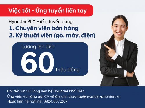 TUYỂN DỤNG THÁNG 03.2023